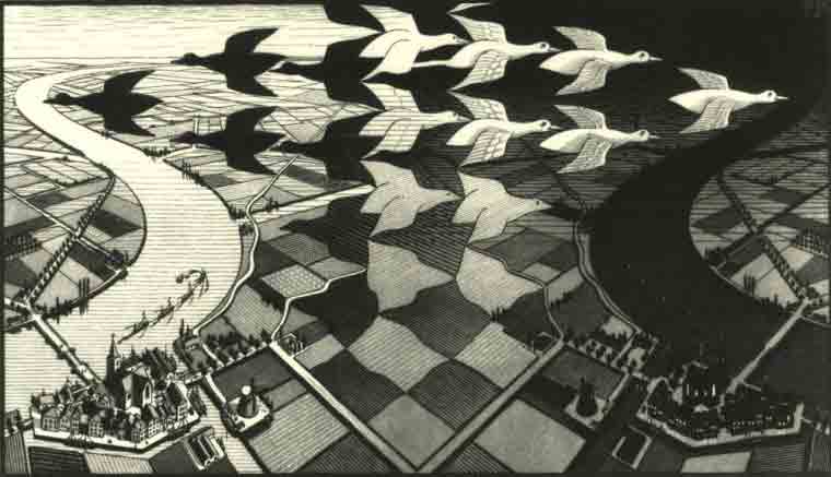 Escher_Giorno e Notte